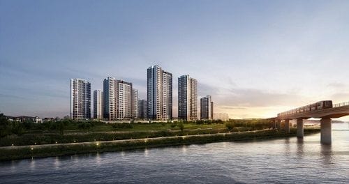 1호선 전곡역 제일풍경채 리버파크