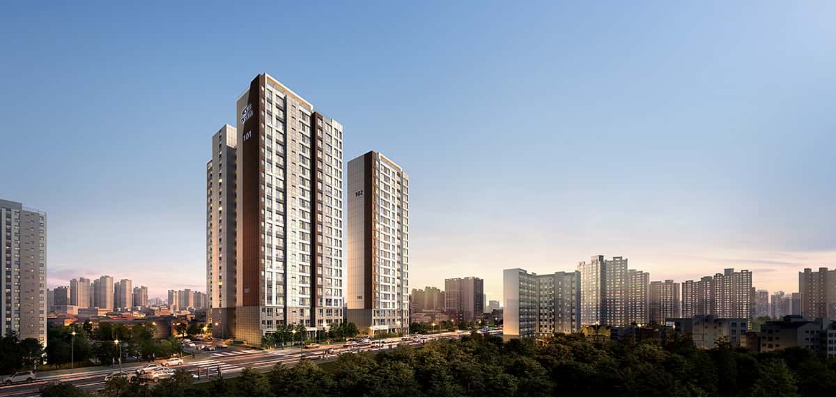 만안역 중앙하이츠 포레