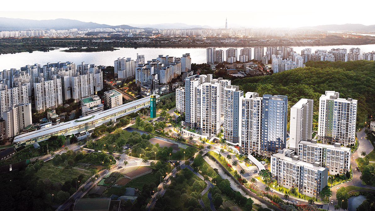 도심역 한양수자인 리버파인