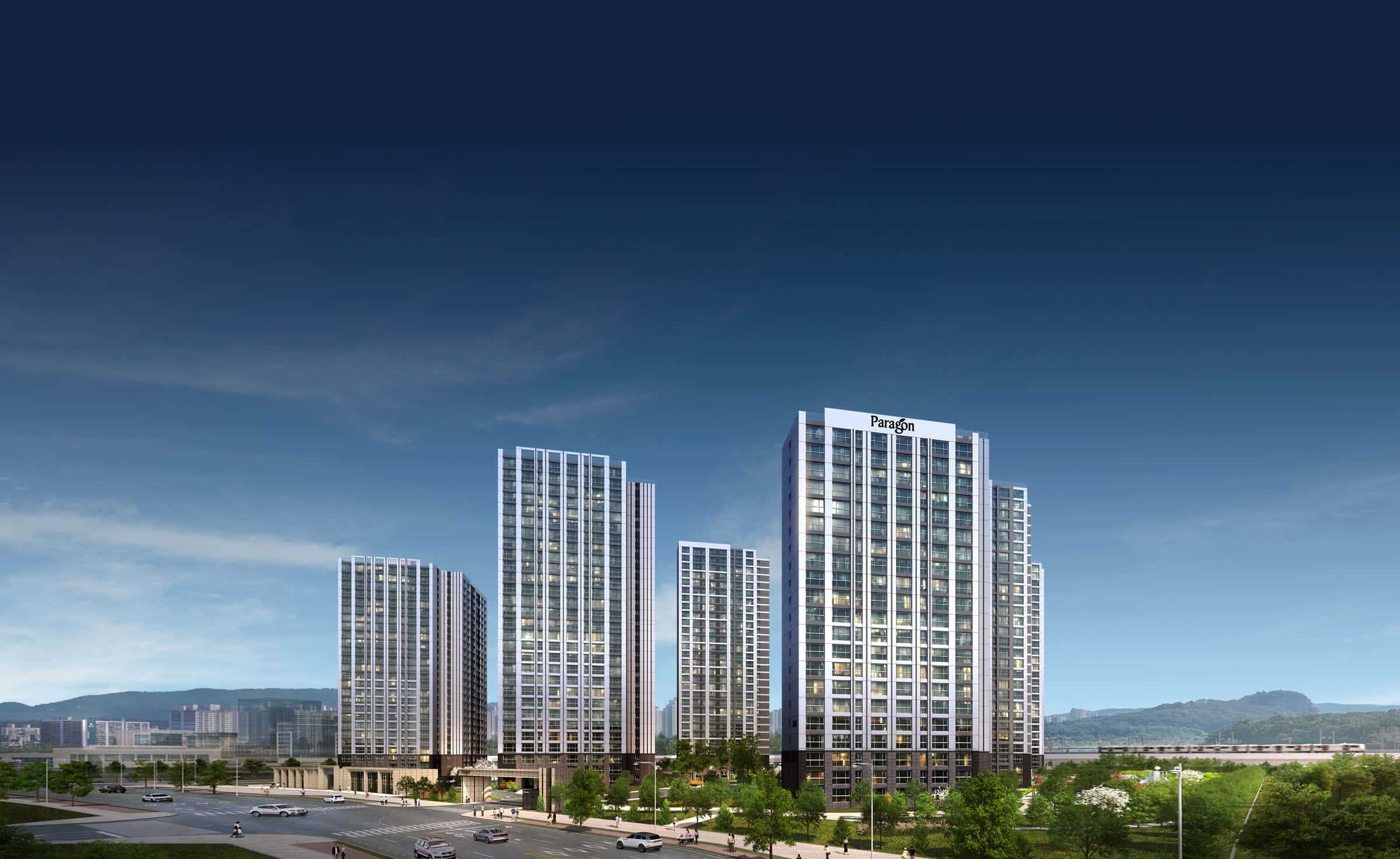 회천중앙역 파라곤