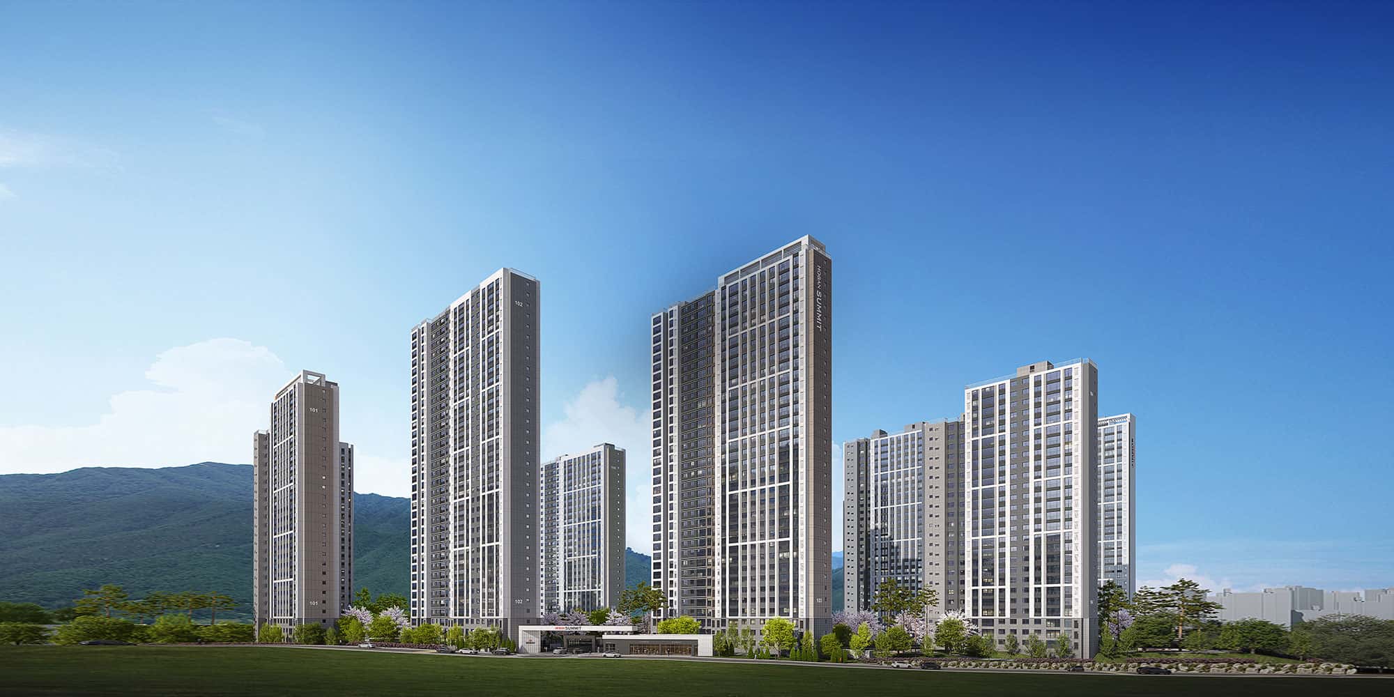 경산 상방공원 호반써밋 1단지